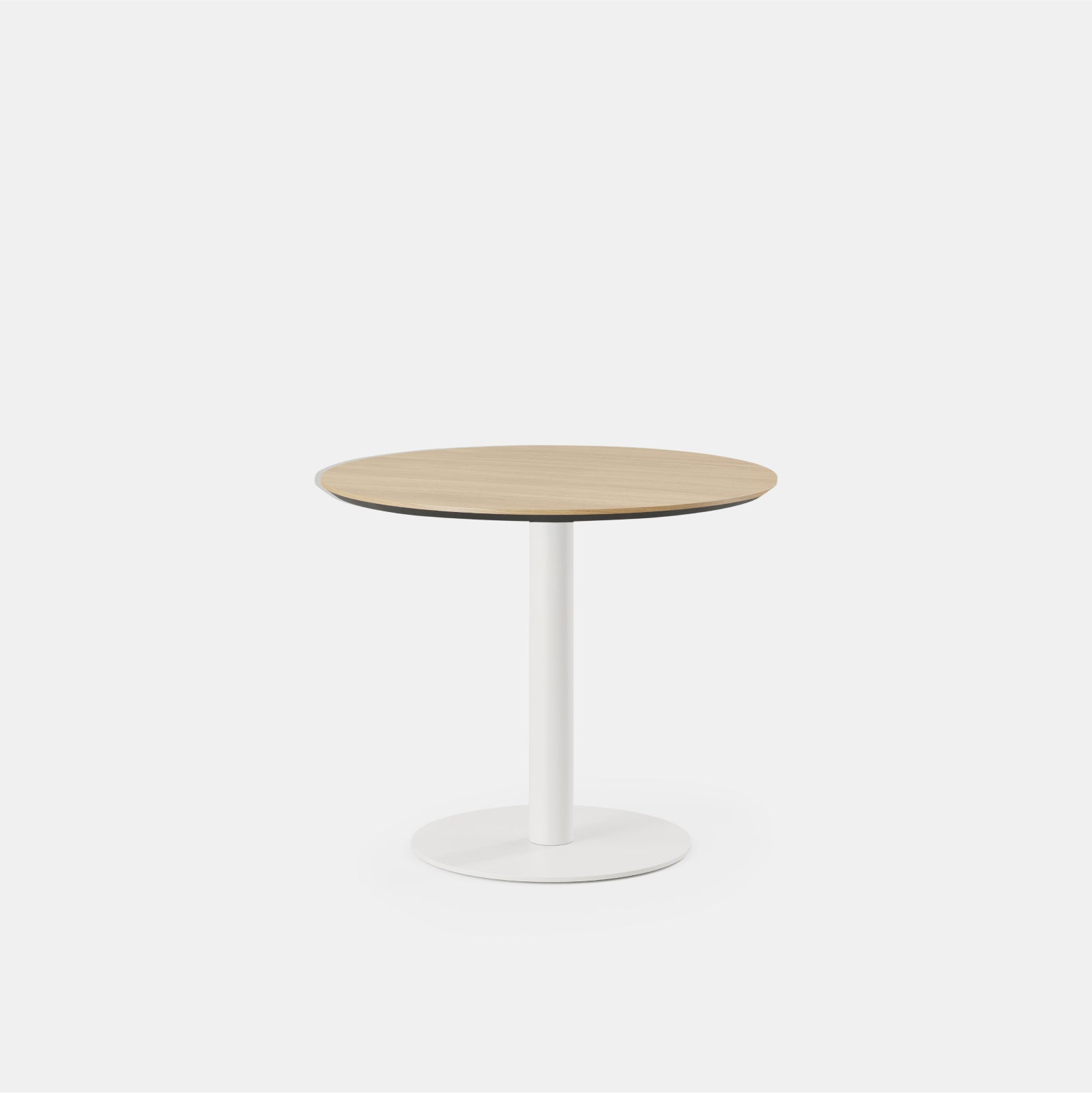 Top Color:Woodgrain; Leg Color:Powder White; Height:Seated Height;