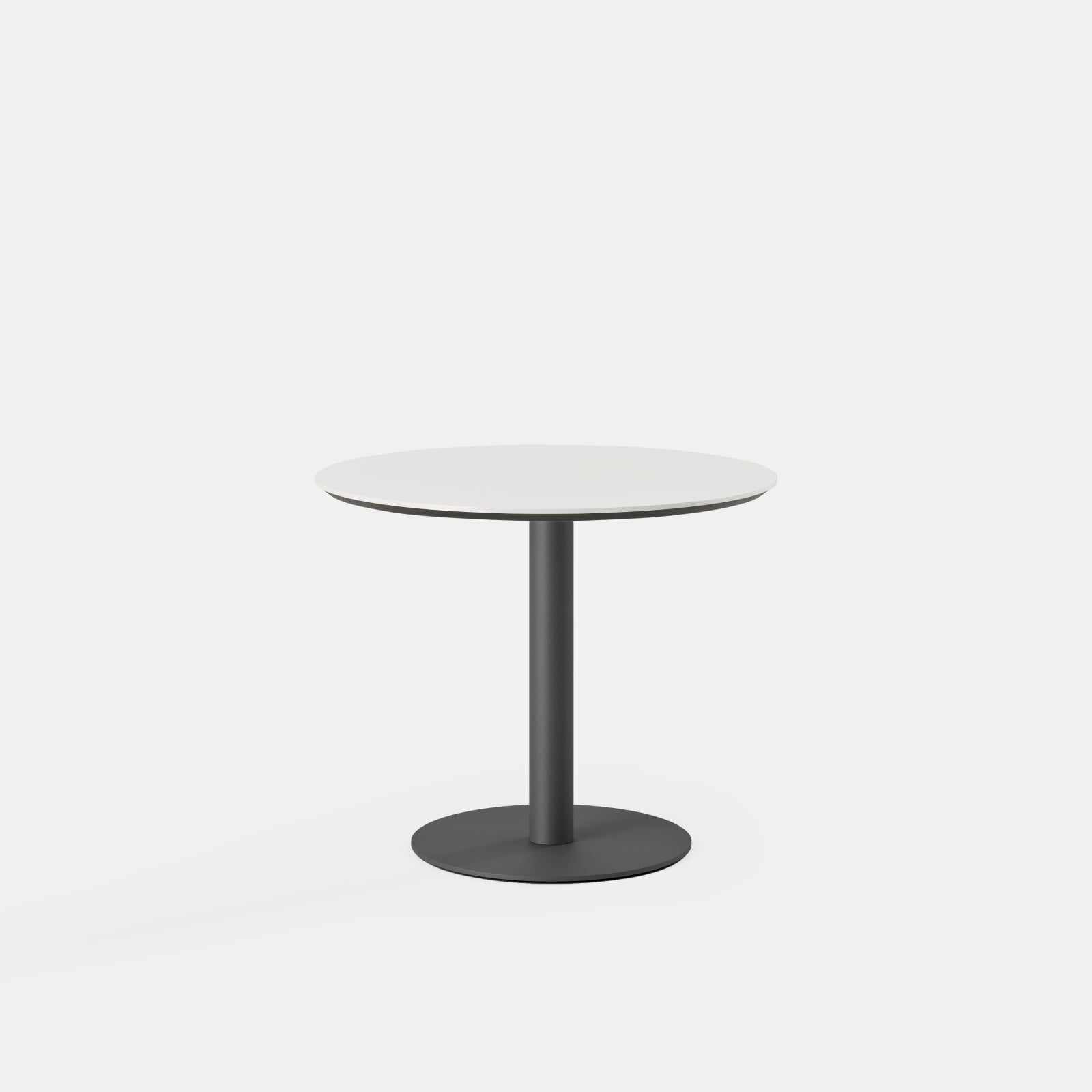 Top Color:White; Leg Color:Charcoal; Height:Seated Height