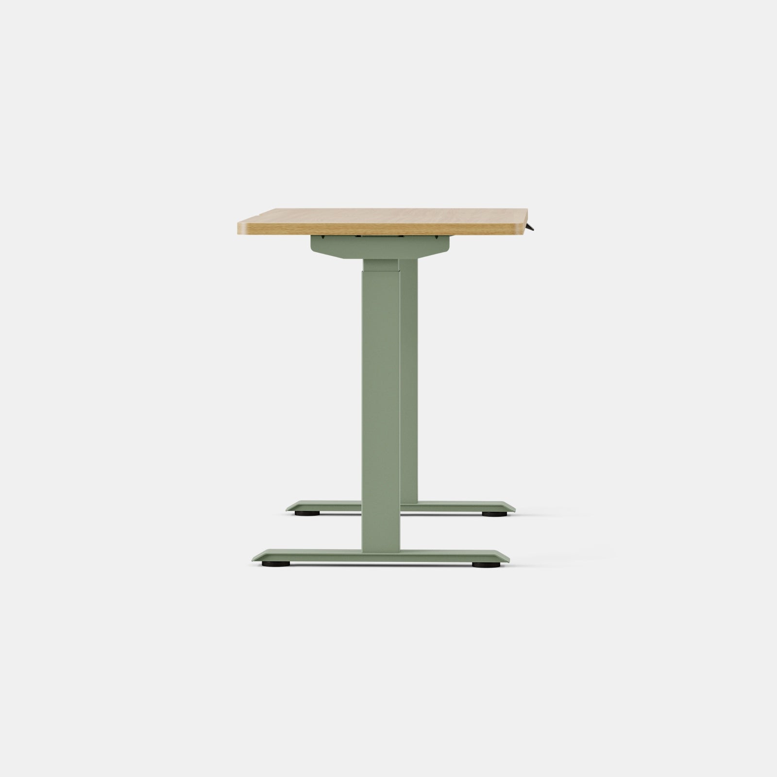 Top Color:Woodgrain; Leg Color:Sage; Desk Size:48 inches x 24 inches;