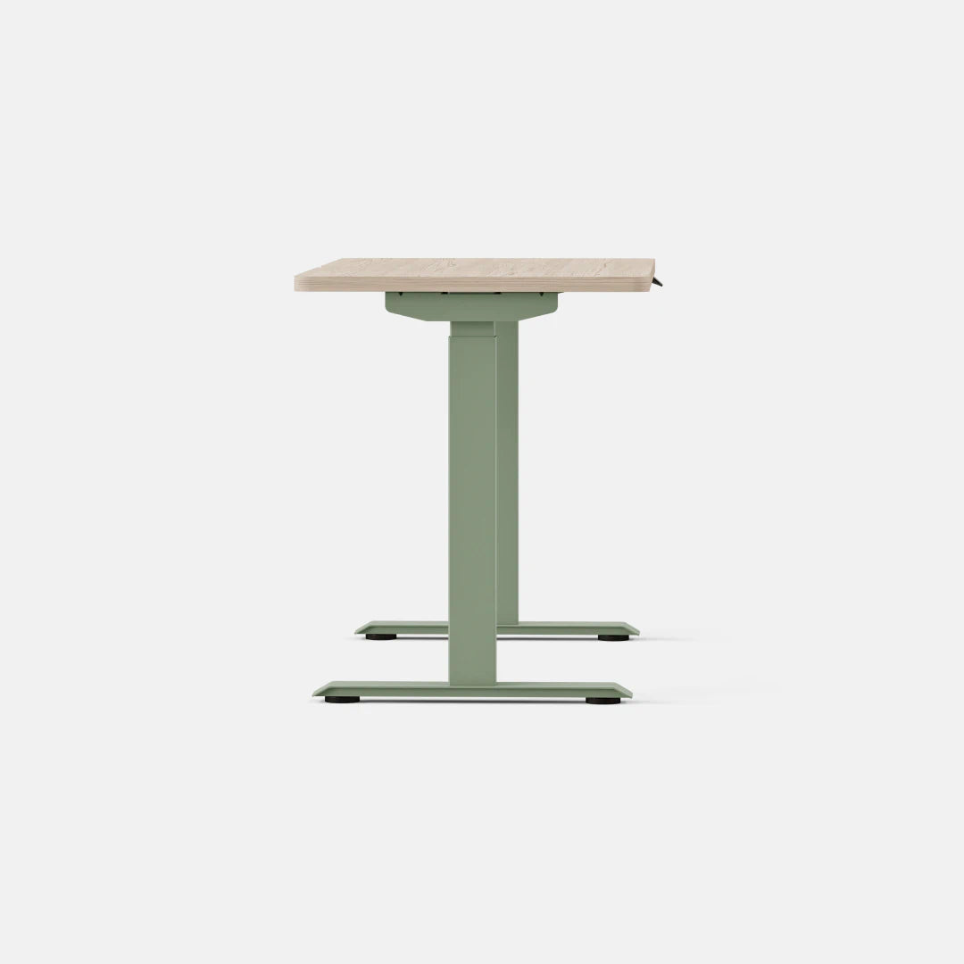 Top Color:Maple; Leg Color:Sage; Desk Size:48 inches x 24 inches;