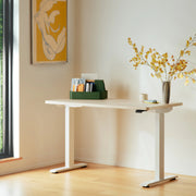 Duo Standing Desk - Maple / White / 36 inches x 24 inches