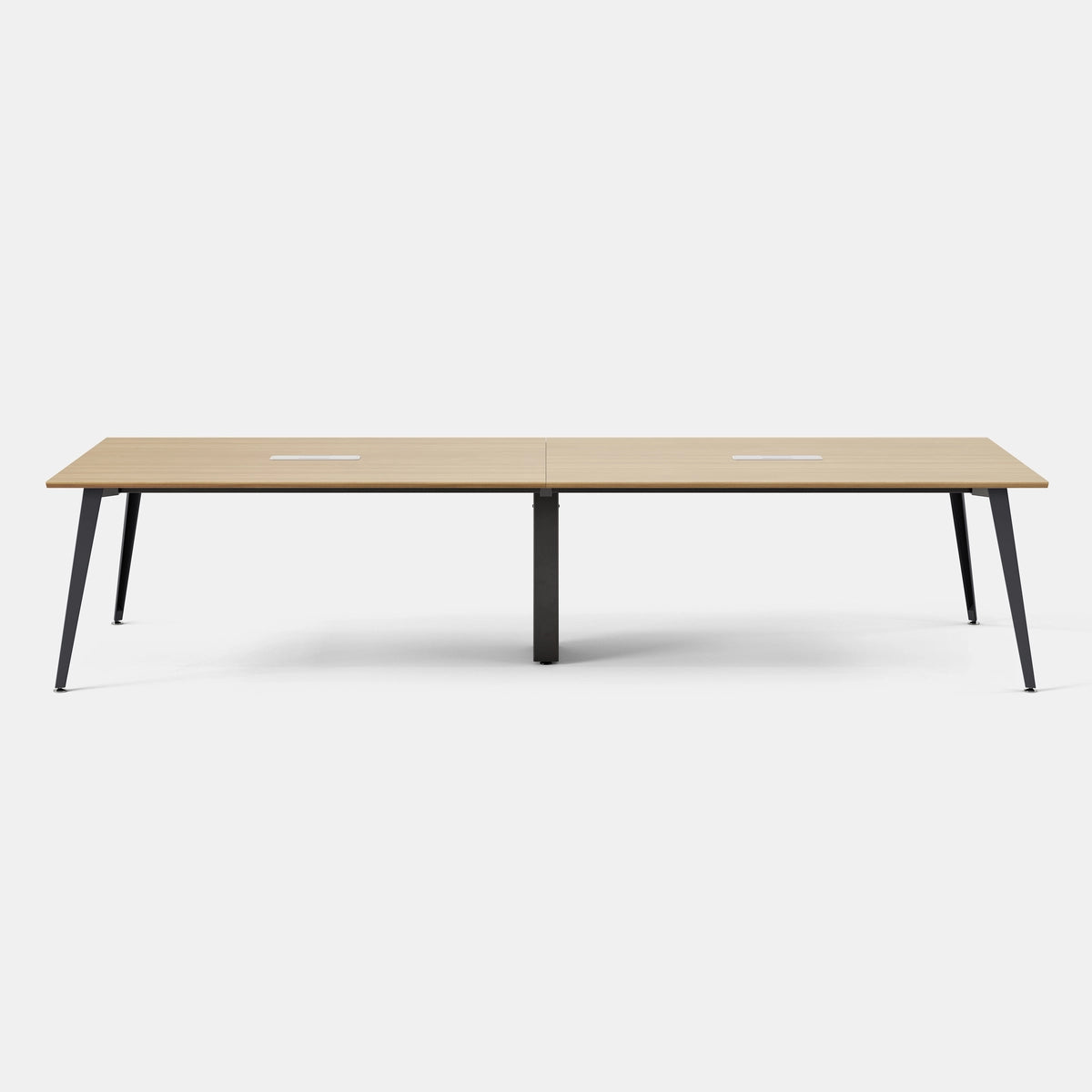 Top Color:Woodgrain; Leg Color:Charcoal; Desk Size:142 inches x 48 inches;