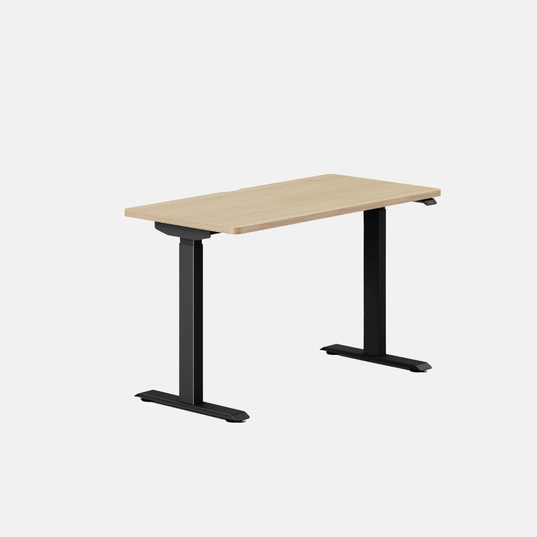 Top Color:Woodgrain; Leg Color:Black; Desk Size:48 inches x 24 inches;