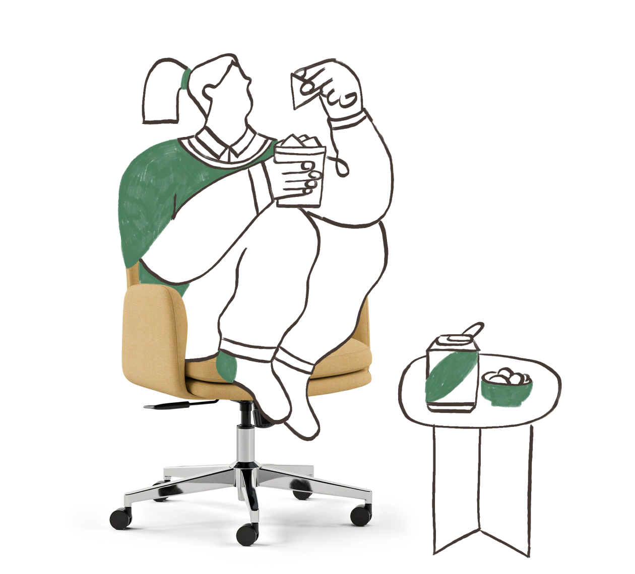 For The Slouched Couch Worker