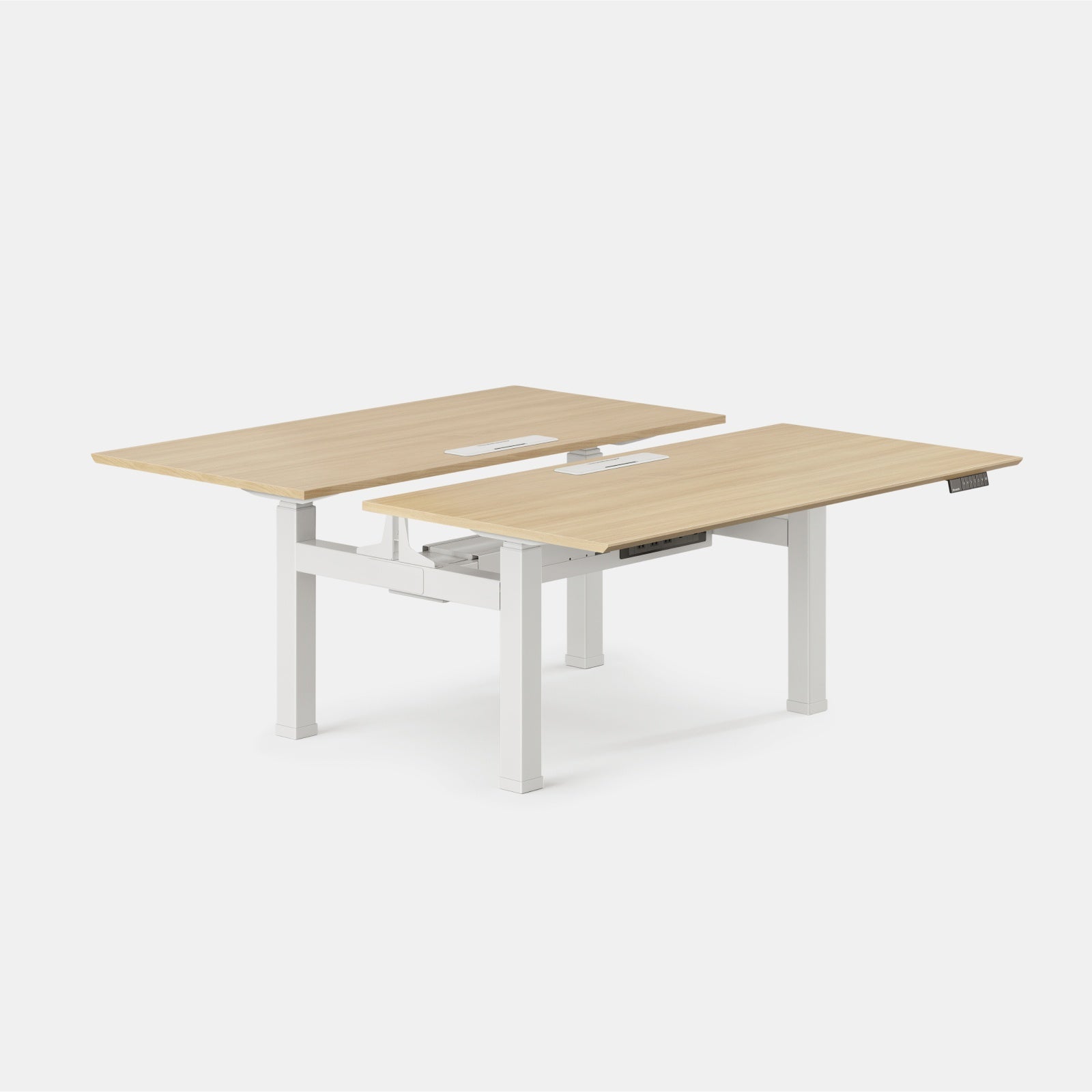 Top Color:Woodgrain; Leg Color:White; Desk Size:60 inches x 30 inches;