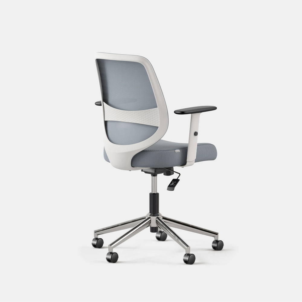 Seat Color:Slate; Frame Color:White; Size:Standard