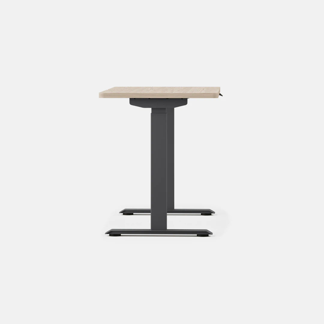 Top Color:Maple; Leg Color:Charcoal; Desk Size:48 inches x 24 inches;