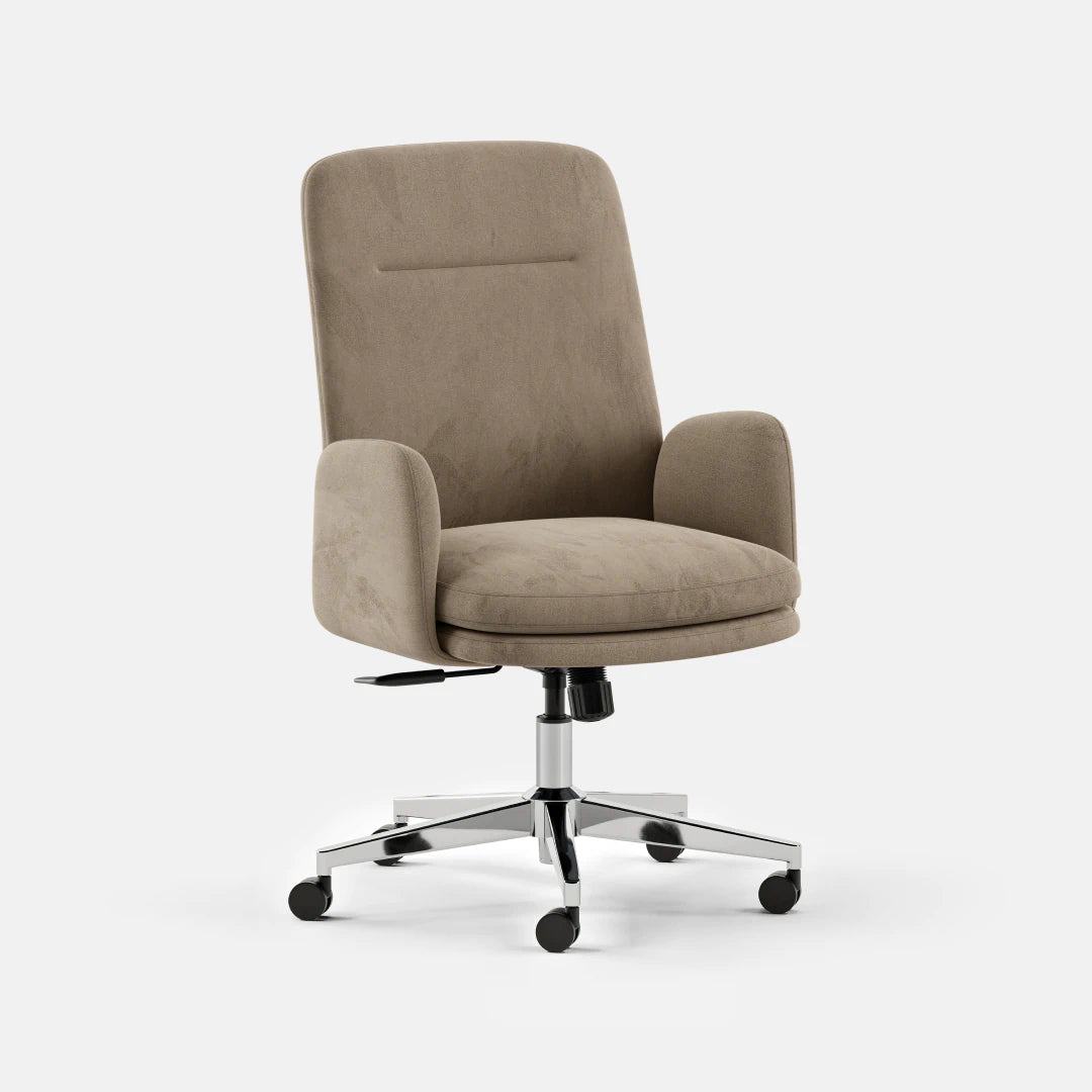 Color:Taupe Velvet; Back:High Back;