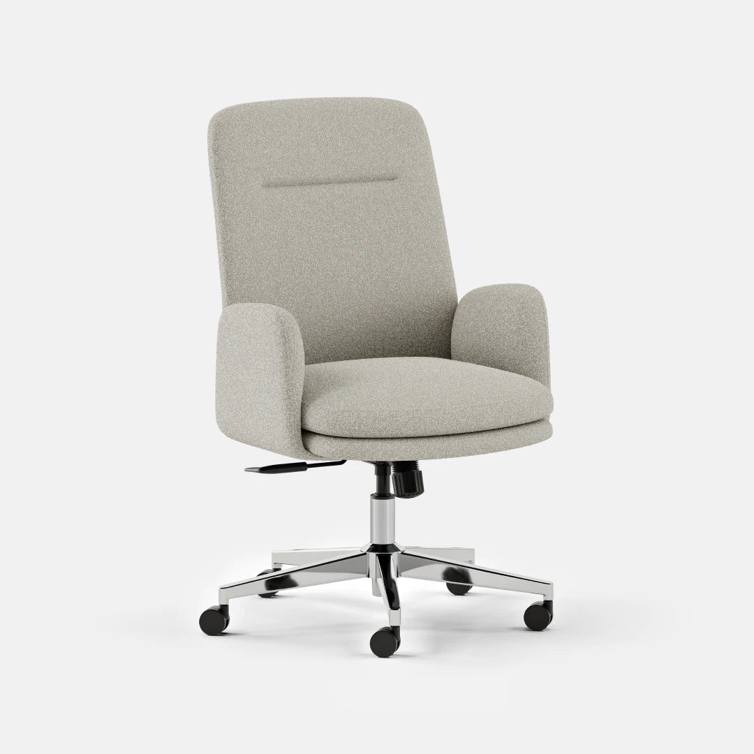 Color:Oatmeal Boucle; Back:High Back;