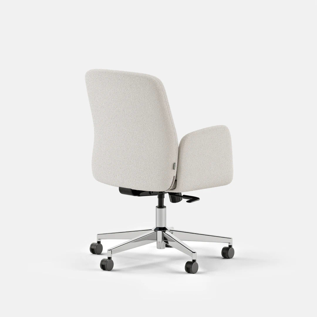 Color:Ivory Boucle; Back:Mid Back;