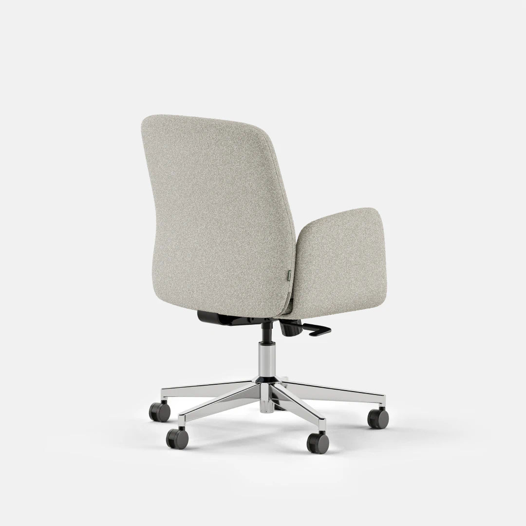 Color:Oatmeal Boucle; Back:Mid Back;