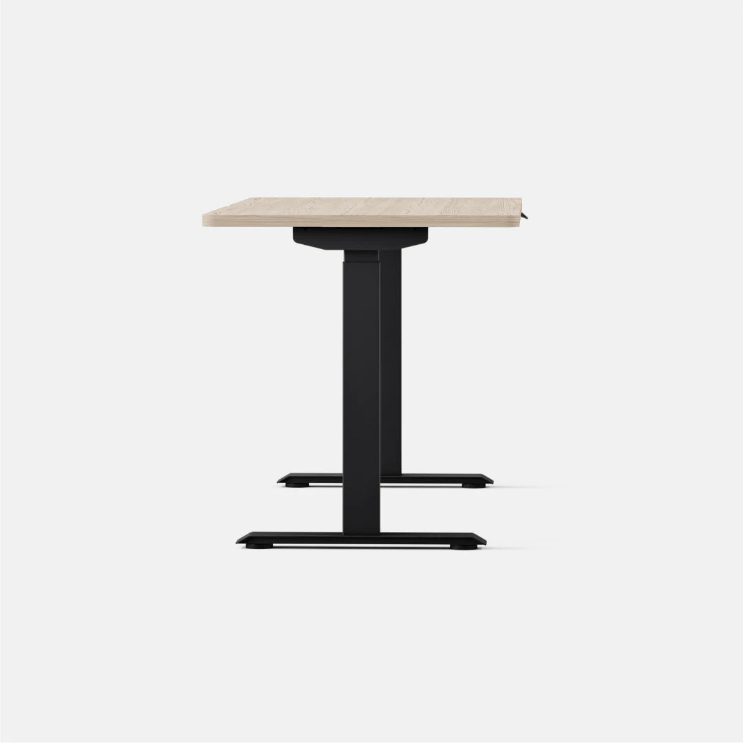 Top Color:Maple; Leg Color:Black; Desk Size:58 inches x 27 inches;