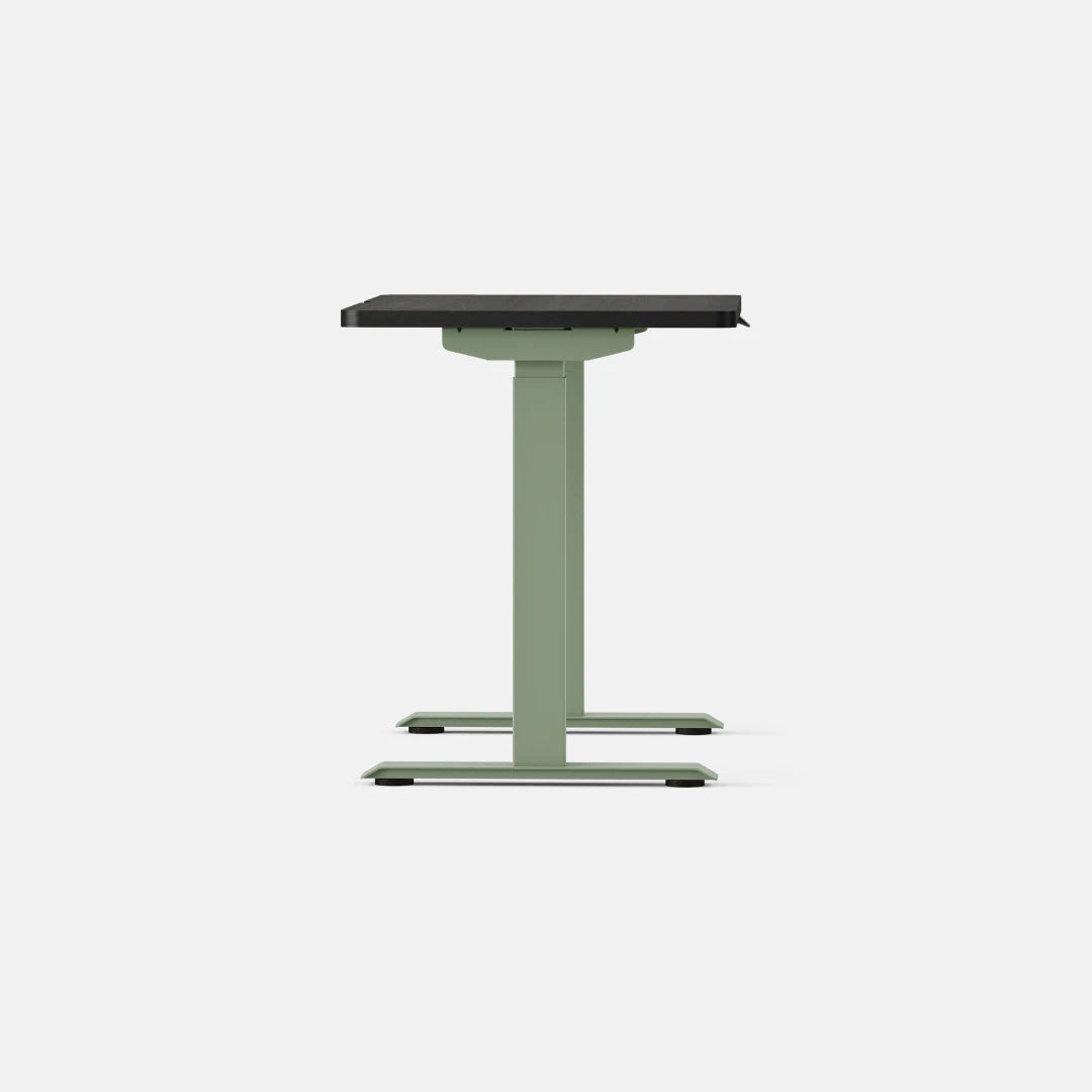 Top Color:Black Oak; Leg Color:Sage; Desk Size:36 inches x 24 inches;