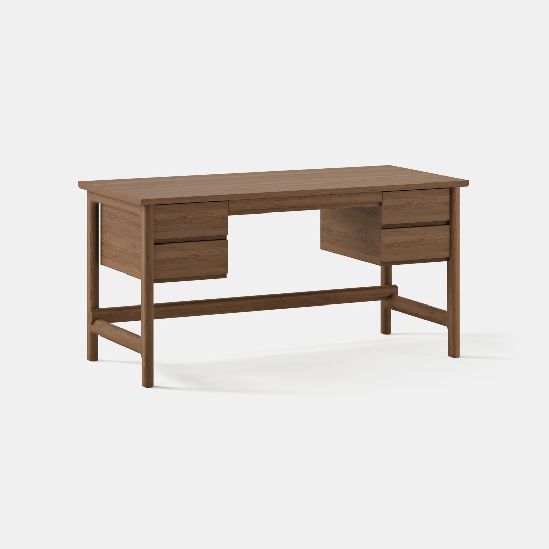Top Color:Smoked Ash; Cabinet Drawers:Two;