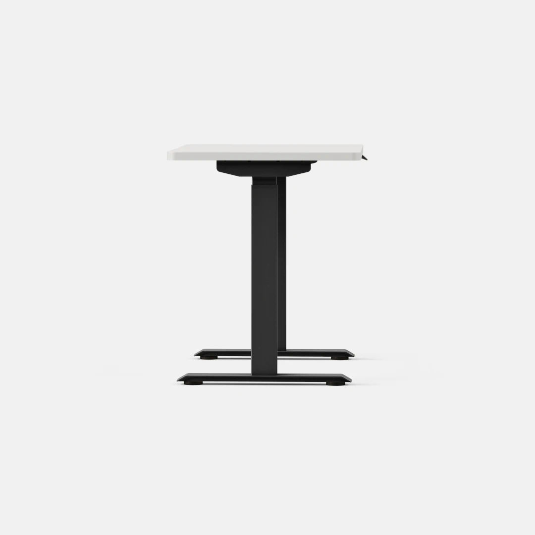 Top Color:White; Leg Color:Black; Desk Size:36 inches x 24 inches;