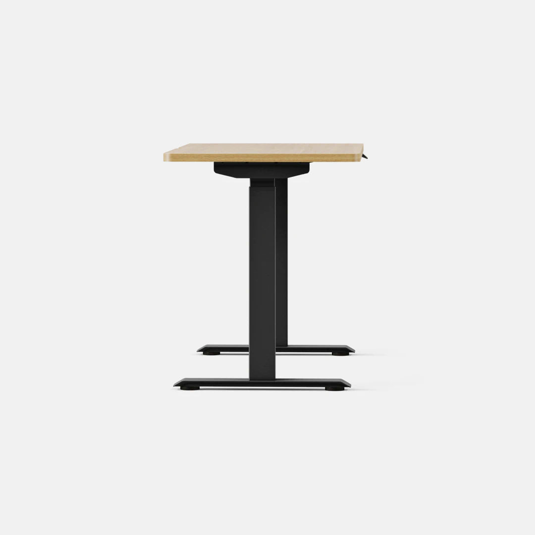 Top Color:Woodgrain; Leg Color:Black; Desk Size:48 inches x 24 inches;