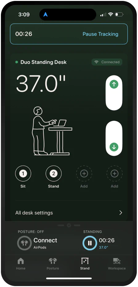  - Standing Desk Controls