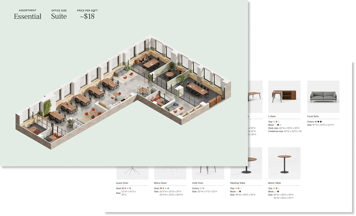 Get inspired with sample layouts
