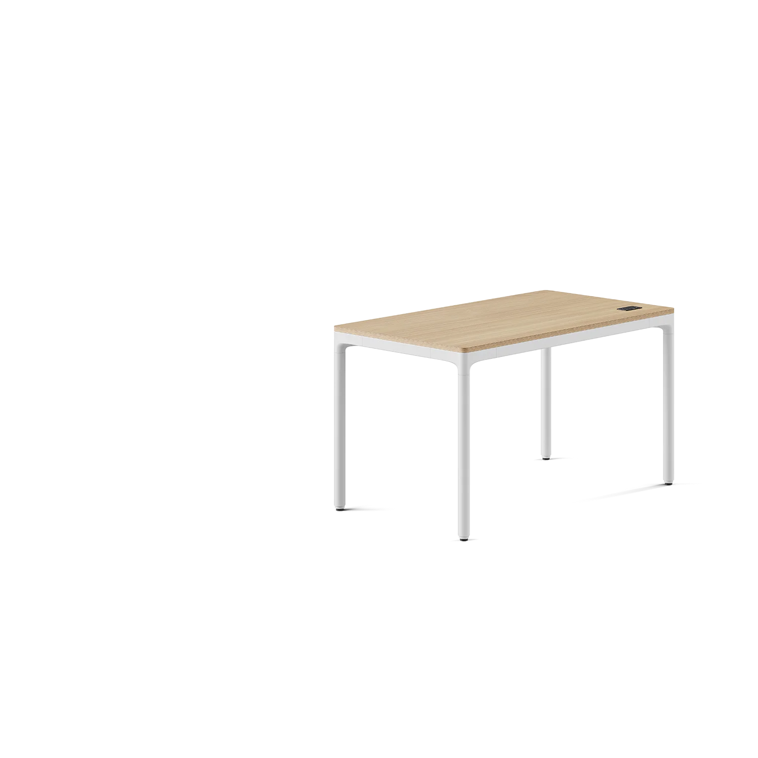Top Color:Woodgrain; Leg Color:White; Desk Size:48 inches x 27 inches;