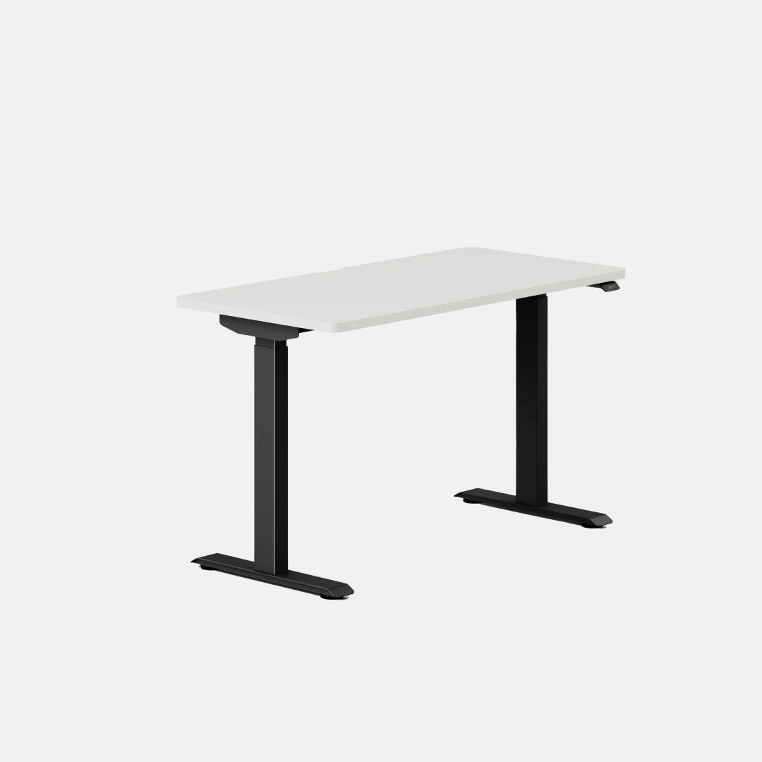 Top Color:White; Leg Color:Black; Desk Size:48 inches x 24 inches;